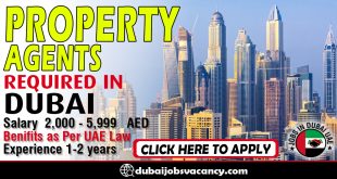 PROPERTY AGENTS REQUIRED IN DUBAI