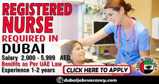 REGISTERED NURSE REQUIRED IN DUBAI