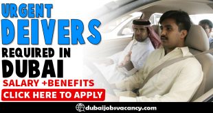 URGENT DRIVERS REQUIRED IN DUBAI