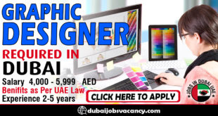 GRAPHIC DESIGNER REQUIRED IN DUBAI