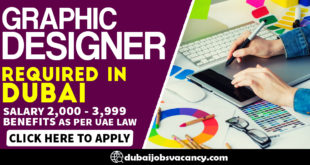 GRAPHIC DESIGNER REQUIRED IN DUBAI