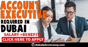 ACCOUNT EXECUTIVE REQUIRED IN DUBAI